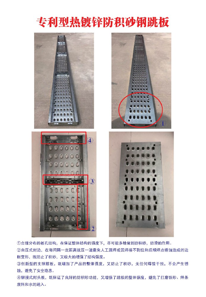 熱鍍鋅防積砂鋼跳板報告2